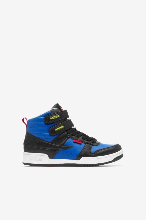 F-14 Fila Preto/azul/vermelho Para Crianças Grandes