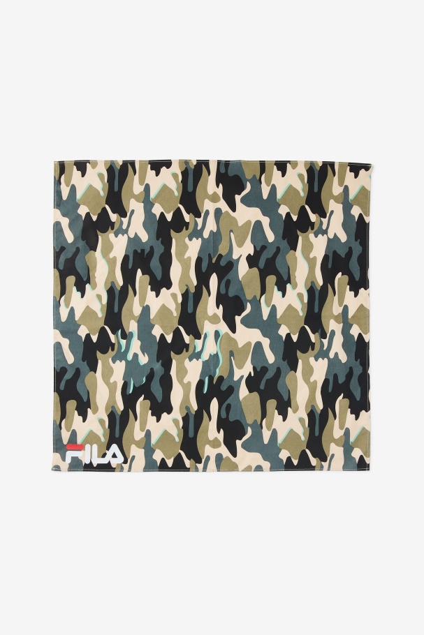 Camuflagem Bandana Verde Camo Multi Fila