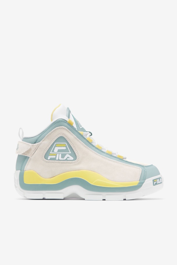 Masculino Grant Hill 2 Branco/garça/cinza Mist Fila