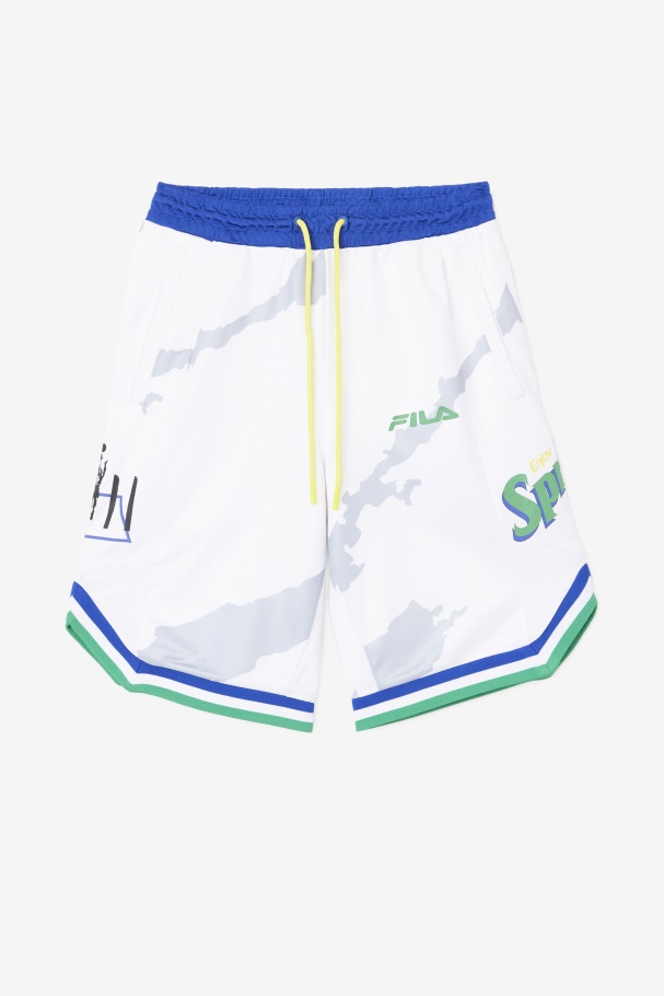 Branco/azul/jelly Bean/golden Grant Hill X Sprite Short Fila