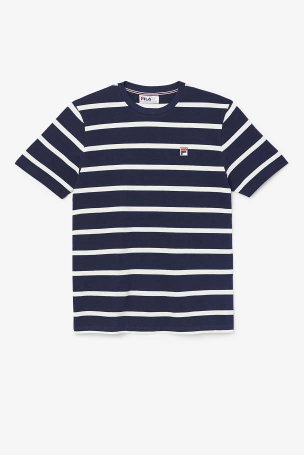 Marinha/marshmallow Nega Tripulação Fila