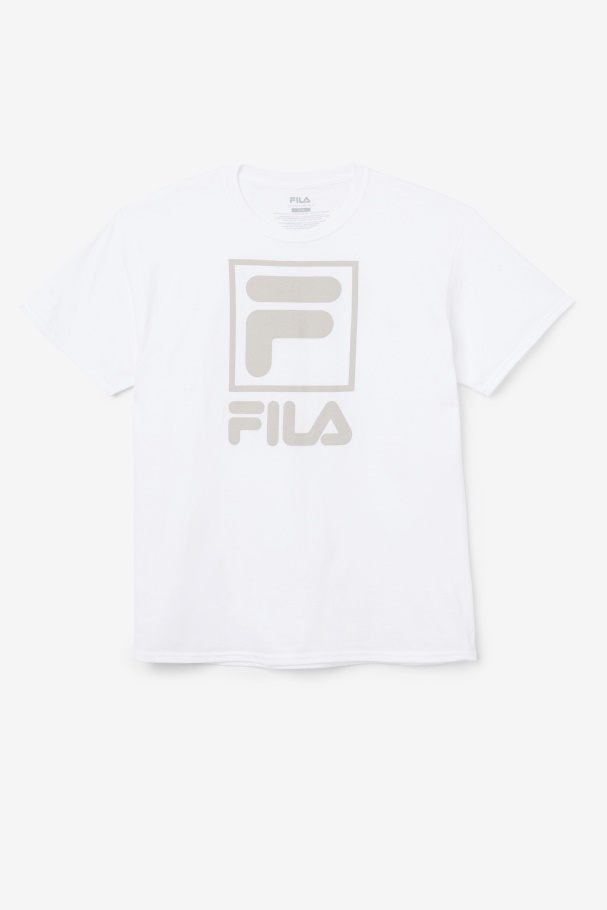 Camiseta Empilhada Fila Branca
