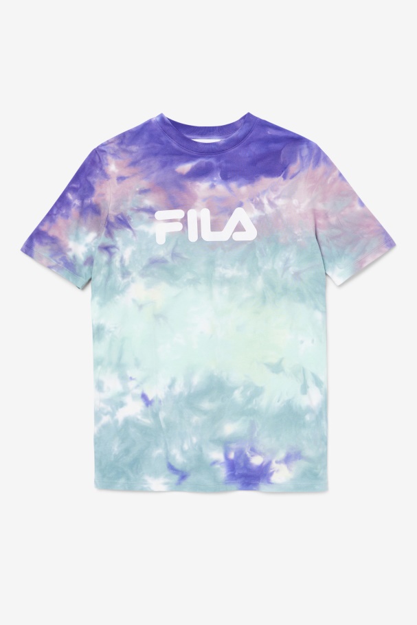 Tie Dye Aliviado Tee Fila Aruba Blue Tie Dye
