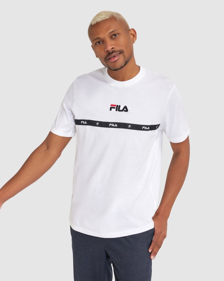 Camiseta Valor Masculina Fila Branca