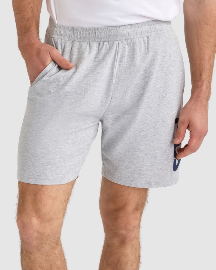 Bermuda Boston Unissex Cinza Marle Fila