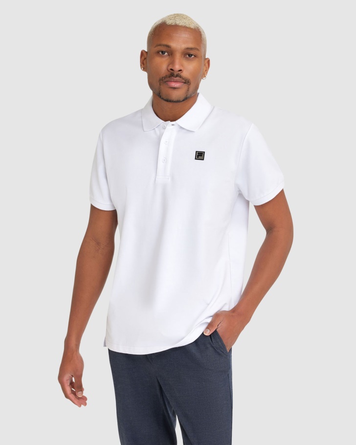 Polo Branco Blake Masculino Fila