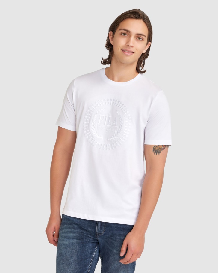 Camiseta Masculina Ravi Fila Branca