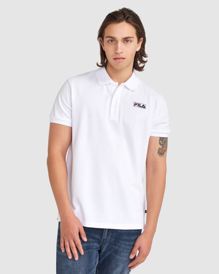 Polo Asher Branco Fila Masculino