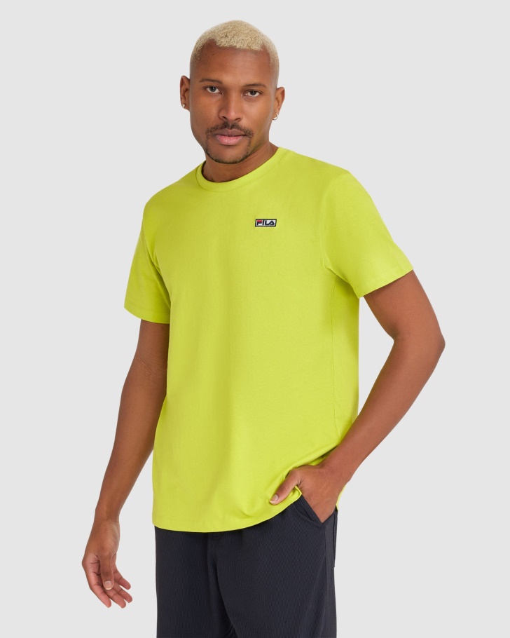 Camiseta Masculina Verde Cítrica Fila Ciano