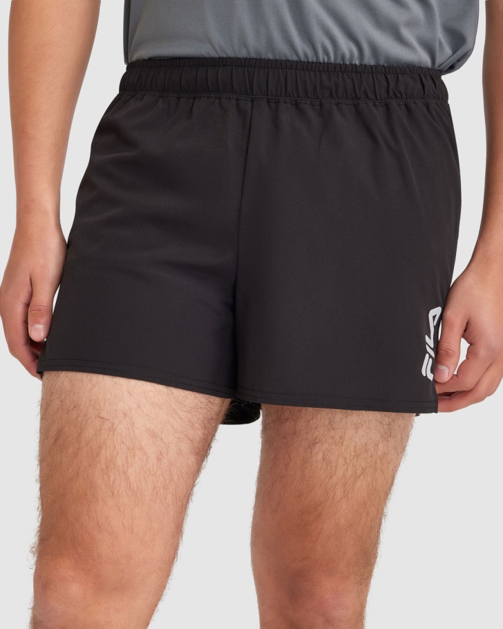Caleb Run Short Fila Preto Masculino