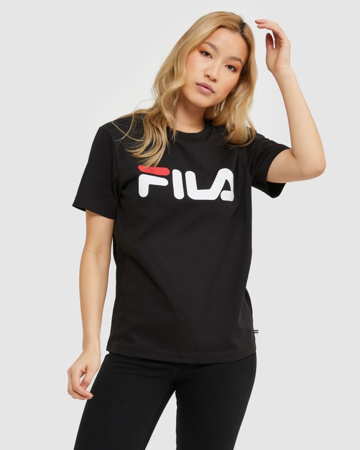 Camiseta Unissex Clássica Preta Fila