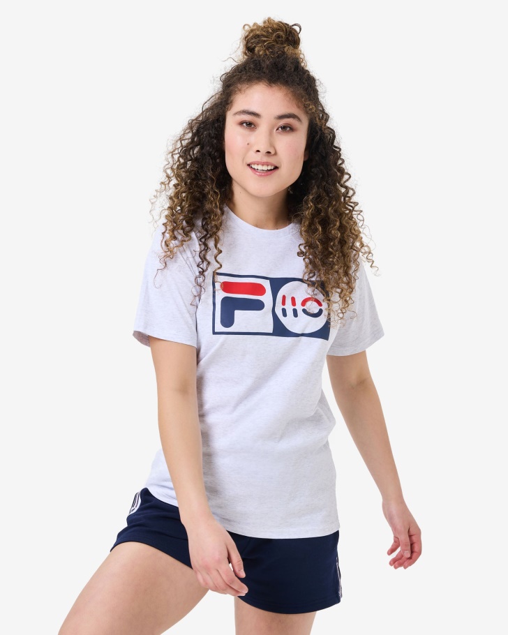 Camiseta Unissex De Aniversário Fila Cinza Claro Marle