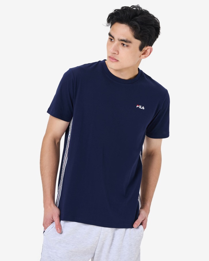 Camiseta Elias Masculina Nova Azul Marinho Fila