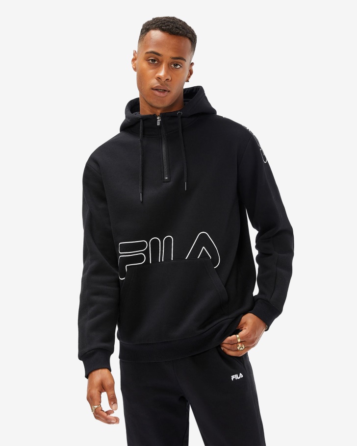 Masculino Jay Qtr Zip Fila Preto