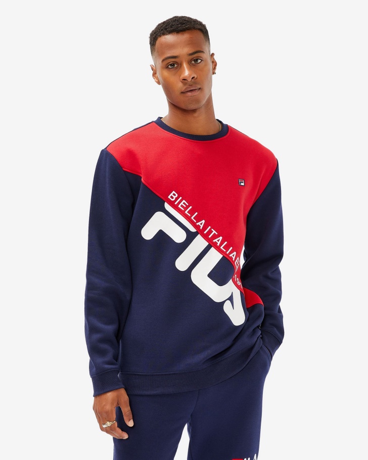 Fila Unisex Monaco Tripulação Nova Marinha