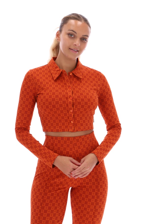 Camisa Pólo Cropped Amanhecer Fila