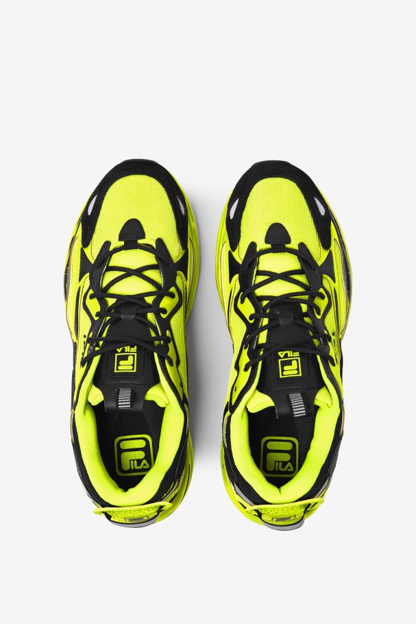 ápice Do Rastreador De Raios Masculinos Fila Amarelo/preto