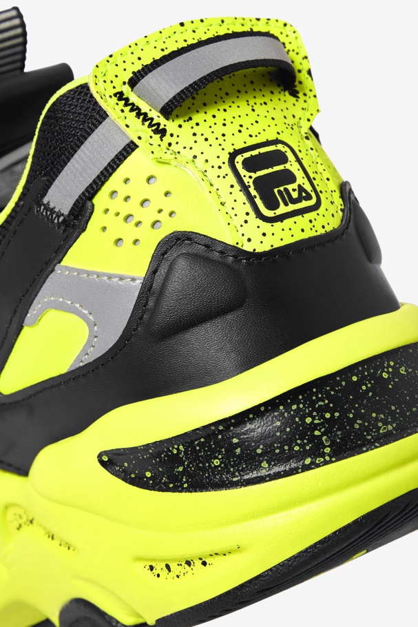 ápice Do Rastreador De Raios Masculinos Fila Amarelo/preto