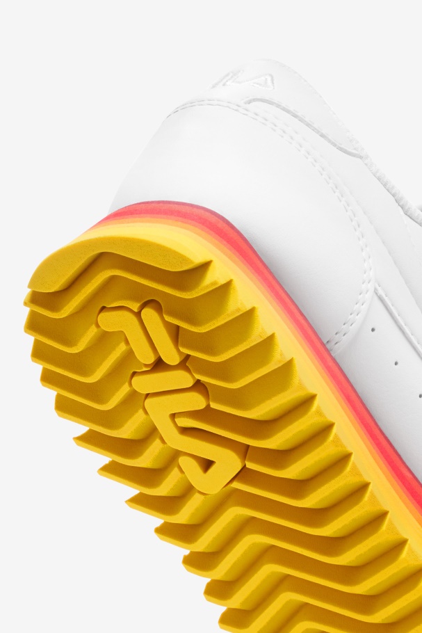 órbita Feminina Listra Branca/ruibarbo/limão Fila